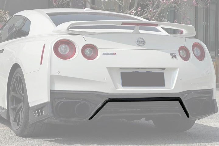 2017 - 2022 Nissan GTR R35 EBA  Carbon Fiber Rear Diffuser Valance